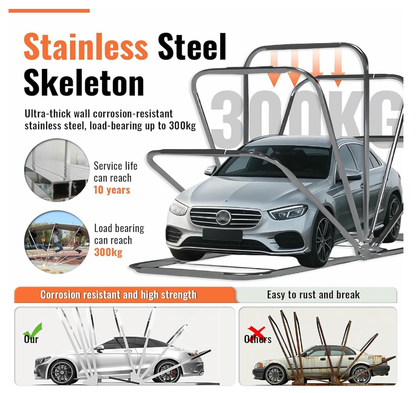 Stainless steel folding carport