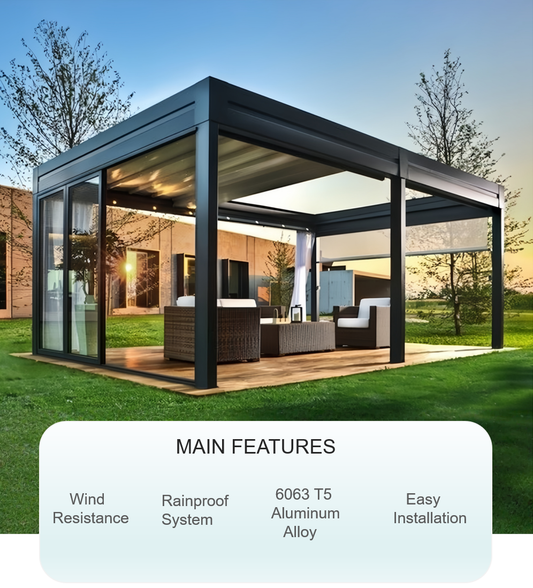 Aluminum alloy Pergola